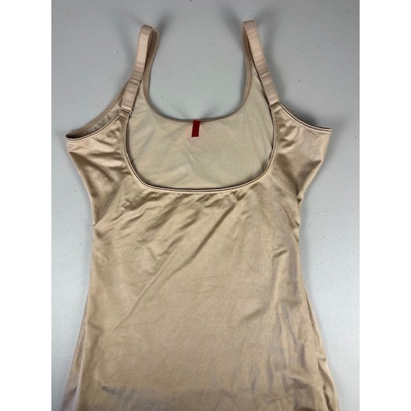 SPANX Simplicity Smoothing Open Bust Full Slip Camisole Shapewear Nude Size L - Picture 6 of 12